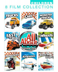 All About 8 Pack Volume 1: Car, Monster Trucks, Trucks, Fast Trains, Fun On Wheels, Motorcycles, Airplanes, Boats And Ships