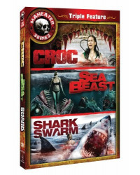 Maneater Series Triple Feature: Croc / Sea Beast / Shark Swarm